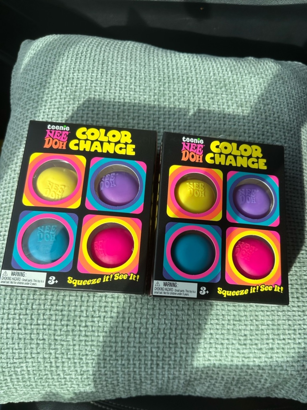 Needoh Teenie Color Change 4 Pack - bundle of 2